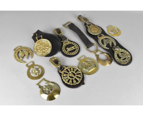 A Small Collection of Various Vintage and Later Horse Brasses 