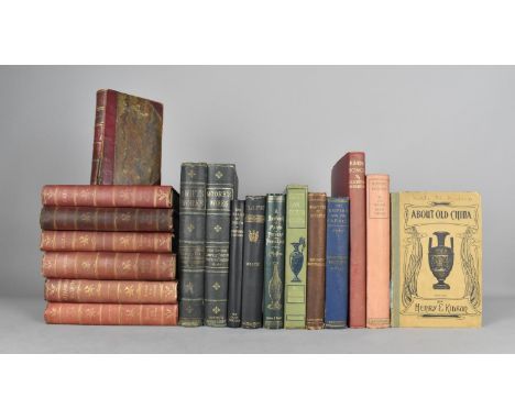 A Collection of Various 19th and 20th Century Published Book to Include 19th Century Miniature Edition of De Imitatione Chris
