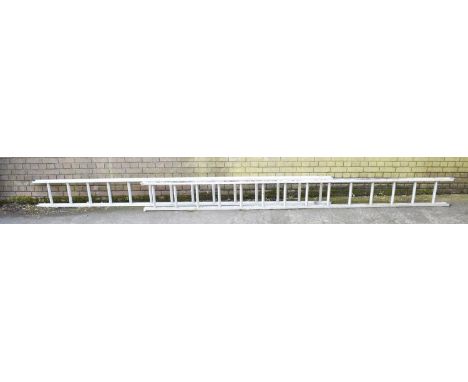 An Aluminium Extending Ladder 