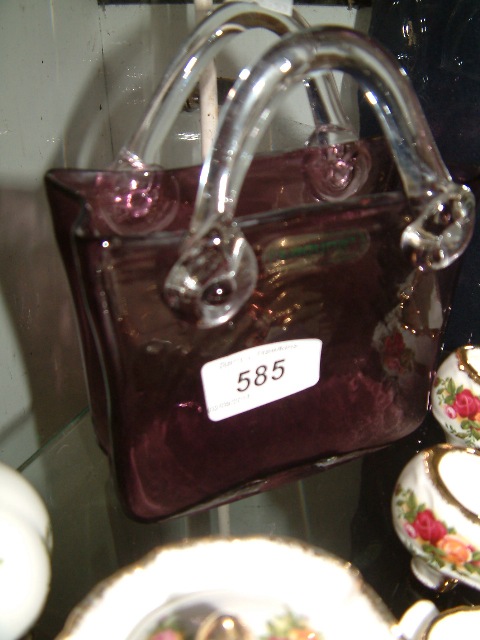 glass handbag