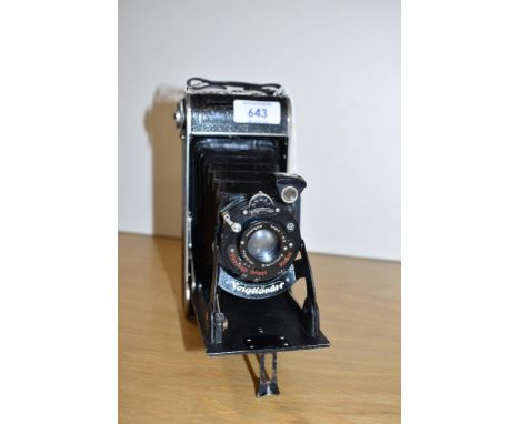 A Voigtlander Bessa folding camera
