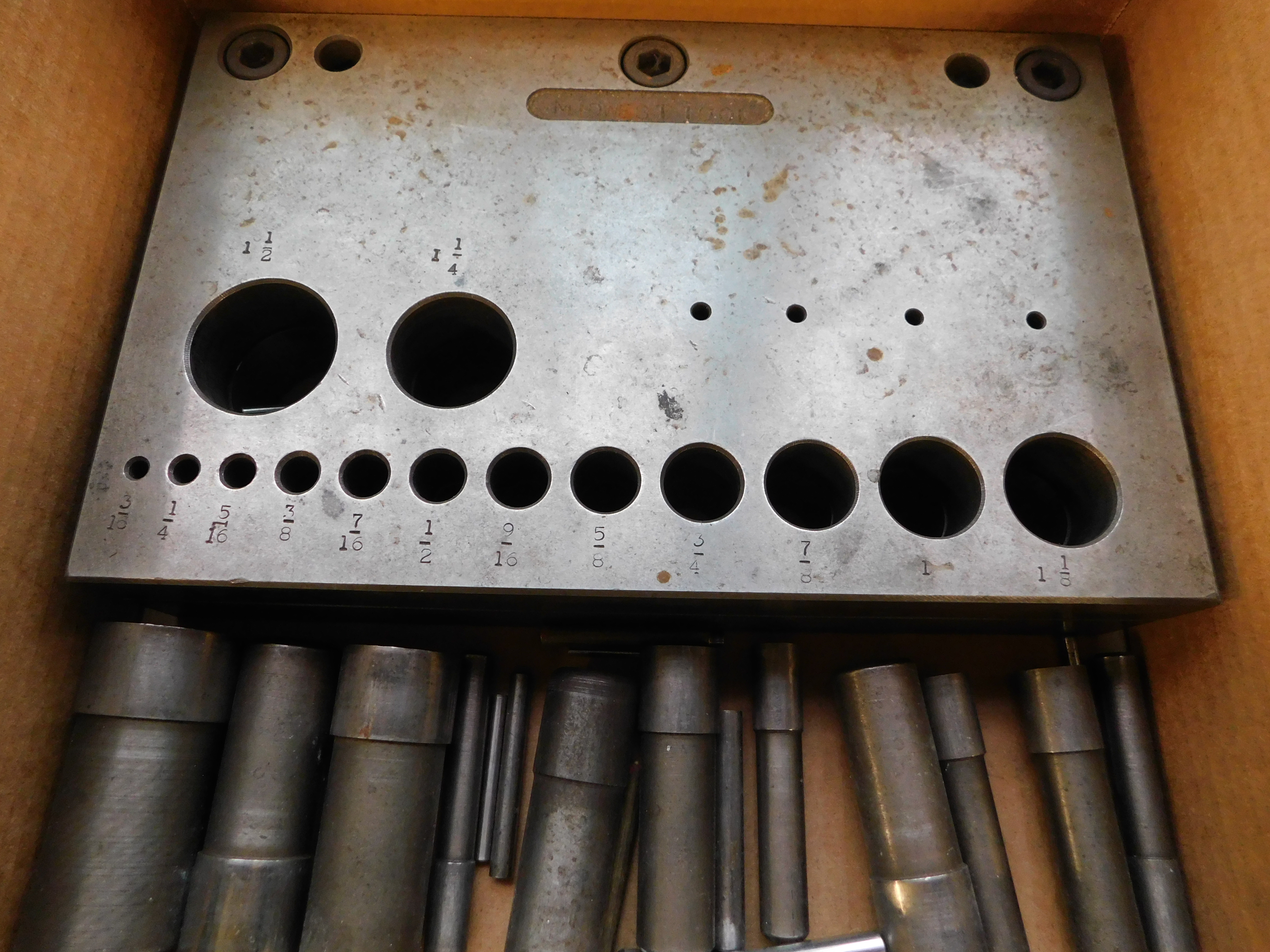 Punch and Die Set, 3/16" 1 1/2"