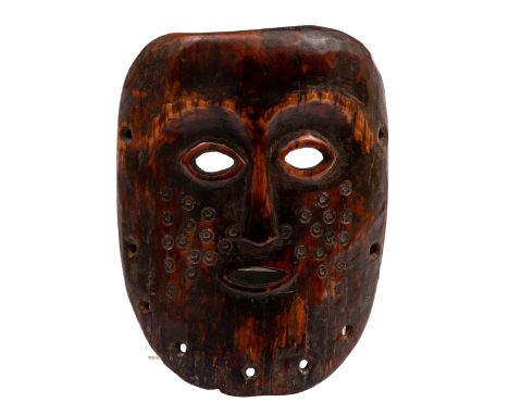 Property of a gentleman of Chelsea. Lega Tribe Congo. A pair of bone masks [a] One single portrait [b] One double portrait. D