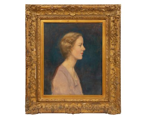 Property of a Gentleman. John Crealock (1871 - 1959) A portrait of Miss Griselda Gould (1936) Oil on canvas Signed, lower lef