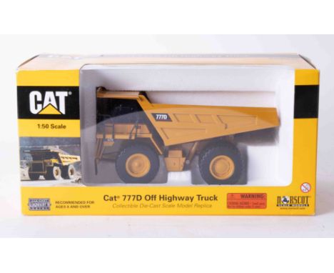 CAT 777D Off Highway Truck 1:50 scale, boxed.