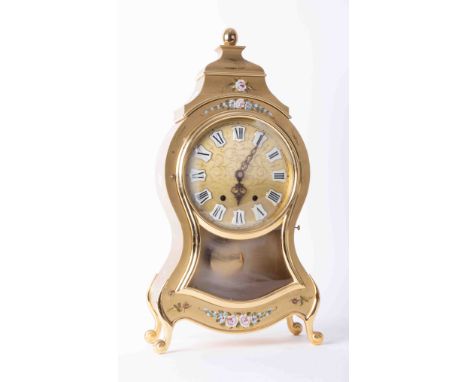A reproduction Eluxa bracket clock in a French style, height 45cm.