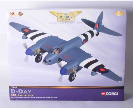 Corgi, D-Day Aviation Archive 1:32 scale model of a DH Mosquito aircraft.