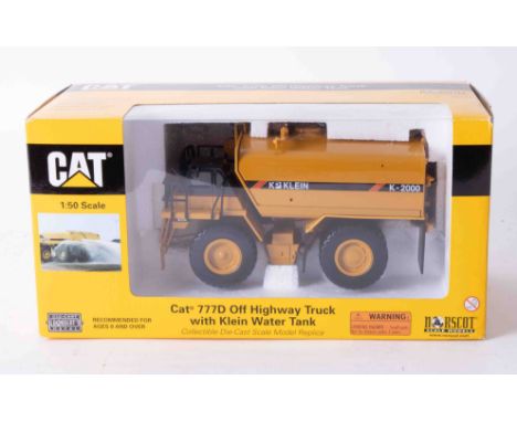 CAT 777D Off Highway Truck with Klein Water Tank 1:50 scale, boxed.