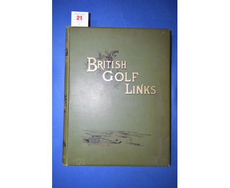 HUTCHINSON (Horace Gordon):&nbsp;'British Gold Links': London, 1897. First trade edition. 4to, publishers green cloth gilt, a