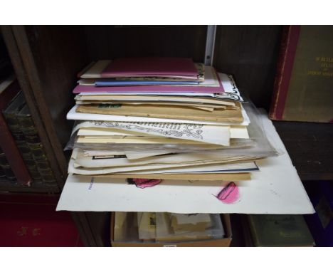 PRIVATE PRESS:&nbsp;a large bundle of private press and related, to include many prospectuses from Fleece Press, Whittington 