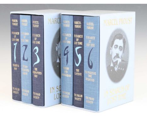 Proust, Marcel: In Search Of Lost Time, six volumes housed in two slip-cases to include Swann's Way, Within A Budding Grove, 