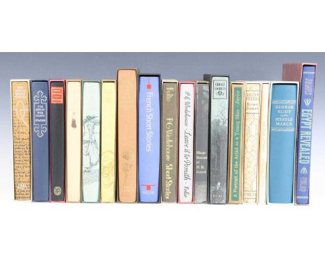 Folio Society, a collection of volumes, each housed in slipcase, to include James, T.G.H.: Egypt Revealed, Runyon, Damon: Dre