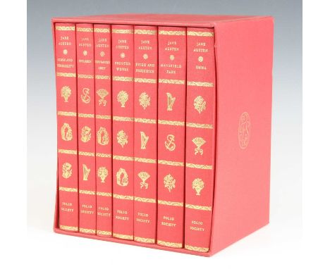 Austen, Jane: The Works Of, seven volumes to include Sense And Sensibility, Persuasion, Northanger Abbey, Shorter Works, Prid