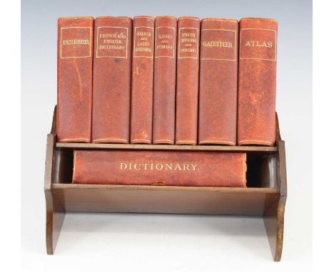 Reference Library, 8 vols to include French And English Dictionary, Encyclopaedia, Gazeteer, Classics And Mythology, French A