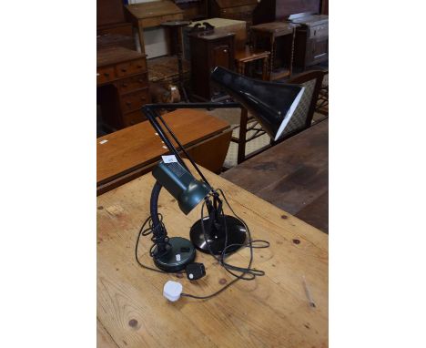 A vintage anglepoise desk lamp and one other (2)