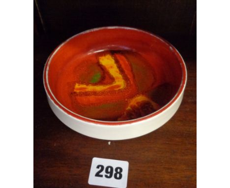 Poole Pottery Delphis dish, 5" diameter