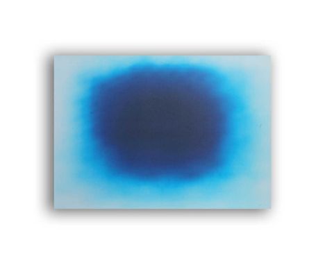 Anish Kapoor (British 1954-), 'Breathing Blue', 2020, digital print in colours on 350gsm paper, numbered from an edition of 1