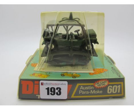 Dinky Toys No. 601 Austin Para-more, model excellent with leaflet. Bubble pack. Slight crushing.