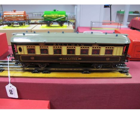 A Pre-War Hornby 'O' Gauge No. 2 Special Pullman Coach - 'Iolanthe', in good original condition. Windows replaced. In reprodu