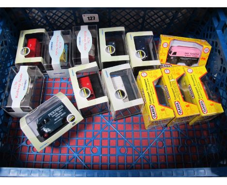 Thirteen 'OO' Scale Diecast Vehicles, by Oxford and Classix. All small commercial vehicle themed. All Boxed