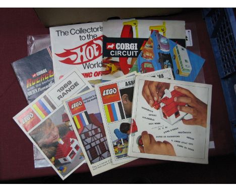 A Quantity of 1960's/Early 1970's Original Toy Catalogues, including Mattel Hot Wheels/Lego/Corgi Juniors/ Corgi Rockets.