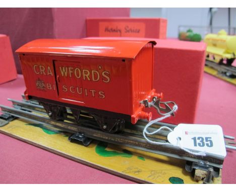 A Pre War Hornby 'O' Gauge 'Crawfords Biscuits', fully restored to a high standard.