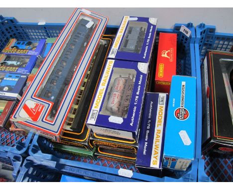 A Boxed Lima 'OO' Gauge #205136 MWE Power Car, in B.R. blue, with four boxed carriages by Mainline and Replica, three of whic