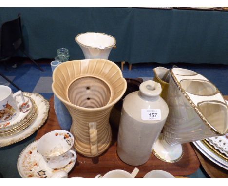 A Tray of Ceramics to Include Sylvac Vase, Planter and Jugs Etc