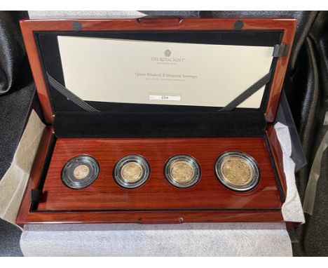 UNITED KINGDOM. The UK Gold Proof 4-Coin Sovereign Set, in the original box as issued by the Mint and the certificate of auth