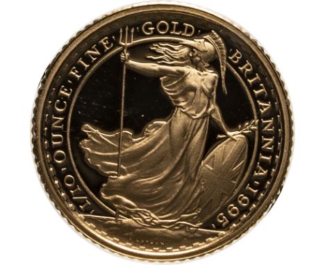 UNITED KINGDOM. Elizabeth II, 1952-2022. Gold 10 pounds, 1995. Royal Mint. Proof. Third, crowned bust of Queen Elizabeth II r