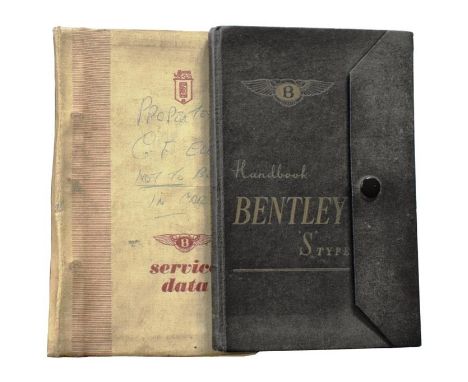 A Rolls-Royce Silver Cloud and Bentley S Type Service Data Technical Service Data Manual; and A Bentley S Type Handbook (2) 