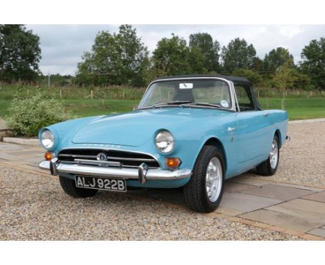 1964 Sunbeam Alpine Registration Number: ALJ 922B Date of First Registration: 26/06/1964 Engine Number Shown on V5C: B9406172