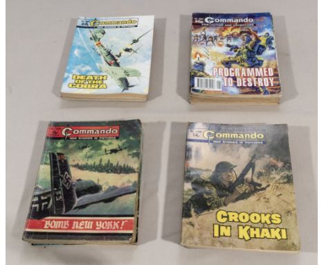30 vintage Commando comics 8p to 75p