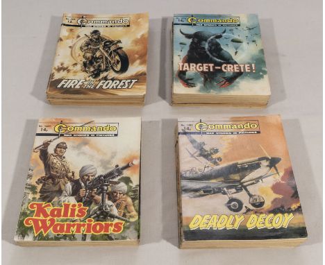 30 vintage Commando comics 12p to 14p