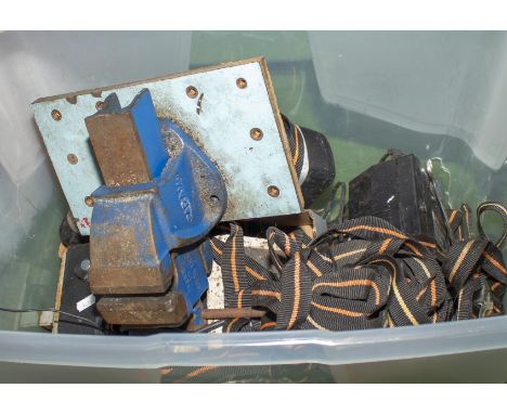 Box of assorted tools and other items