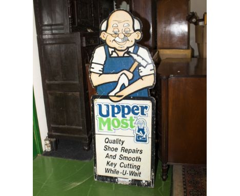 A large vintage wooden advertising sign, 1.6m