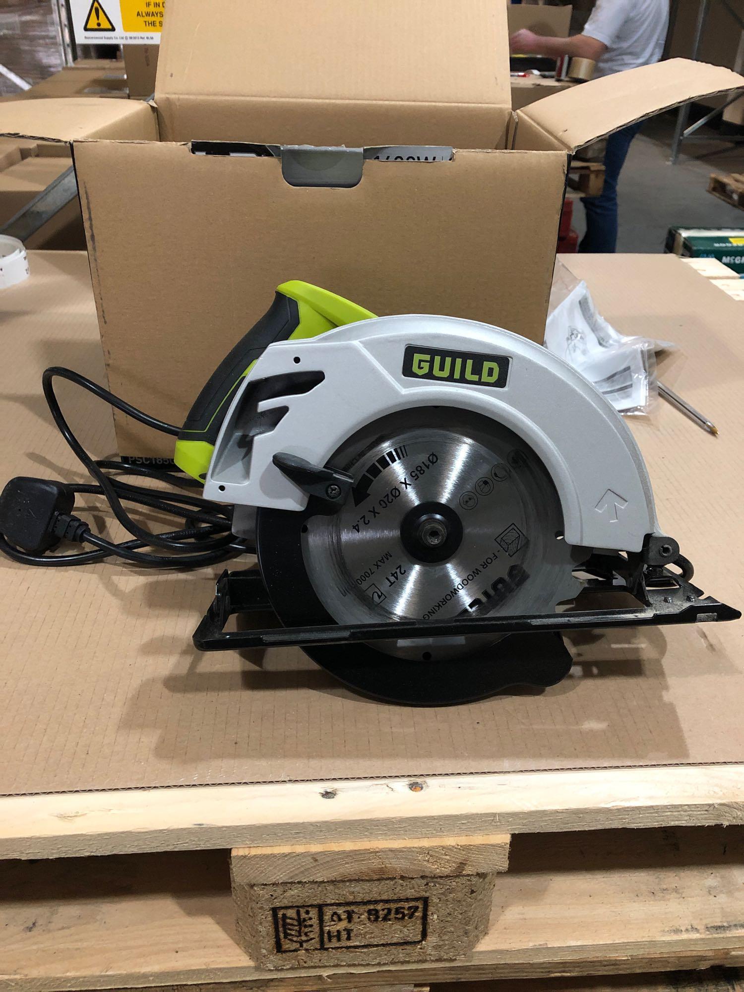 Item name Guild 185mm Circular Saw 1400W PSC185G RRP (£)£50.00