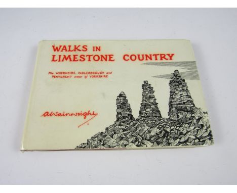 Alfred Wainwright, Walks in Limestone Country, first edition, signed by the author