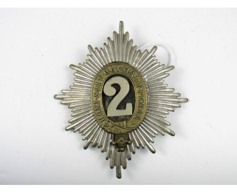 A 2nd Dragoon Guards (Queen's Bays) helmet plate
