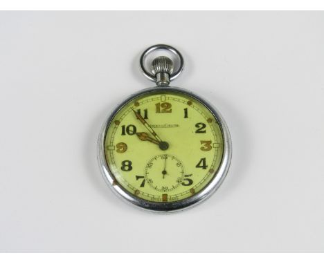 A 1940s Jaeger LeCoultre service-type pocket watch