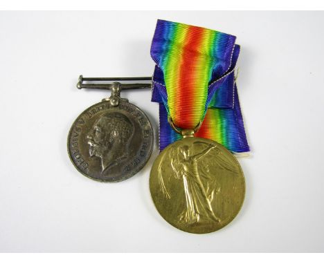 A British War and Victory Medal pair to M 17673 J Loxam, E R A 4, Royal Navy 