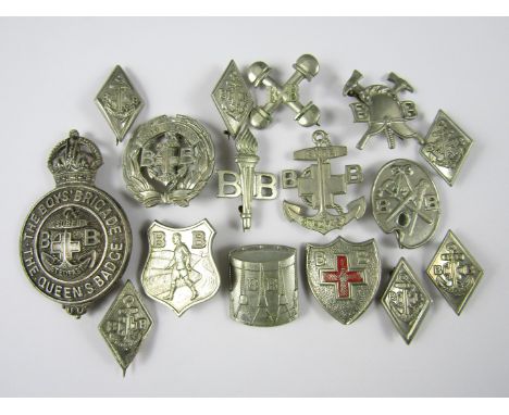 A quantity of vintage Boys Brigade metal insignia