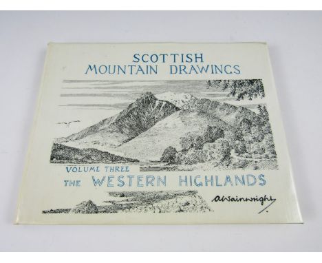 Alfred Wainwright, Scottish Mountain Drawings, The Western Highlands, first edition, signed by the author