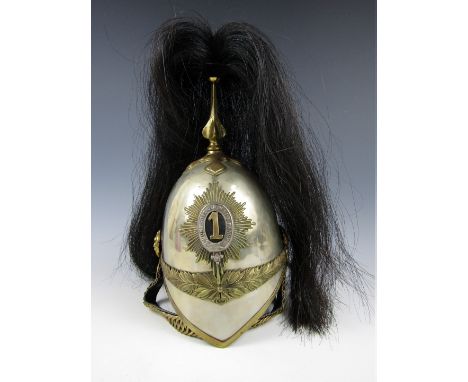A 1st (King's) Dragoon Guards other rank's helmet