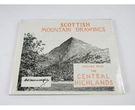 Alfred Wainwright, Scottish Mountain Drawings, The Central Highlands, first edition, signed by the author