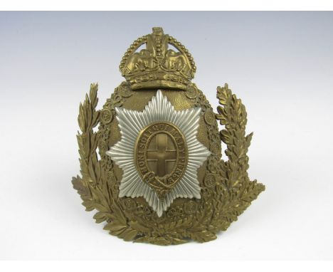 A post 1901 1st Life Guards other rank's helmet plate