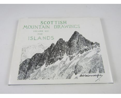 Alfred Wainwright, Scottish Mountain Drawings, The Islands, first edition, signed by the author