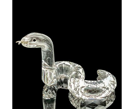 This Swarovski crystal snake was part of the Chinese Zodiacs collection. Made from clear crystal, like all members of the Zod