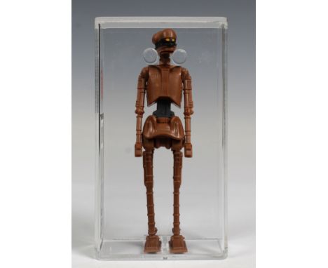 A loose, graded vintage Star Wars EV-9D9., Cased in acrylic and graded by UK Graders. Figure 85 Paint 80 Overall 80.