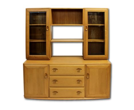 An Ercol blonde elm sideboard, 155cm x 155cm x 43cm